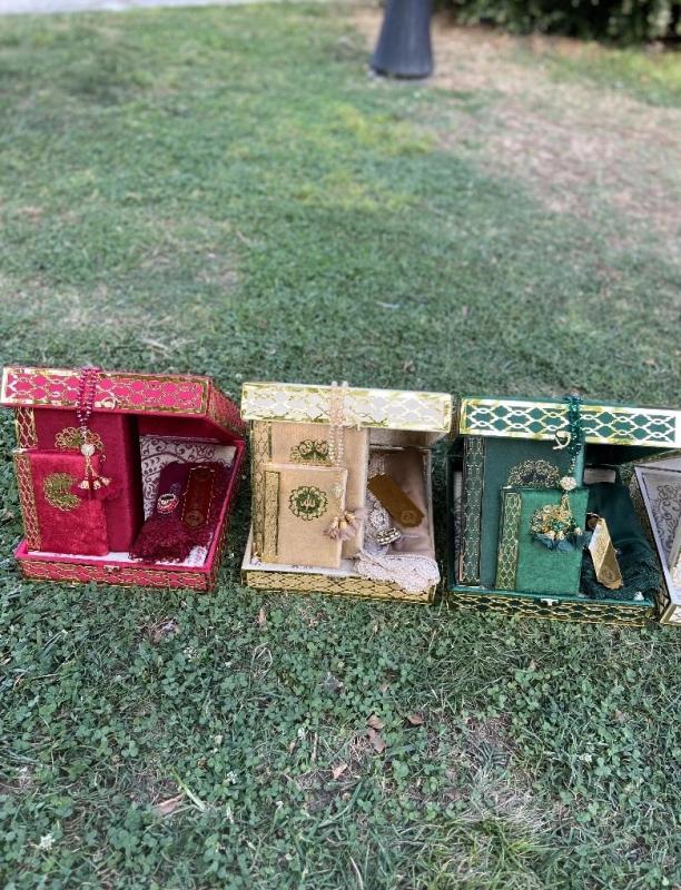 Kadife Sandıklı Mega Set (Beyaz)