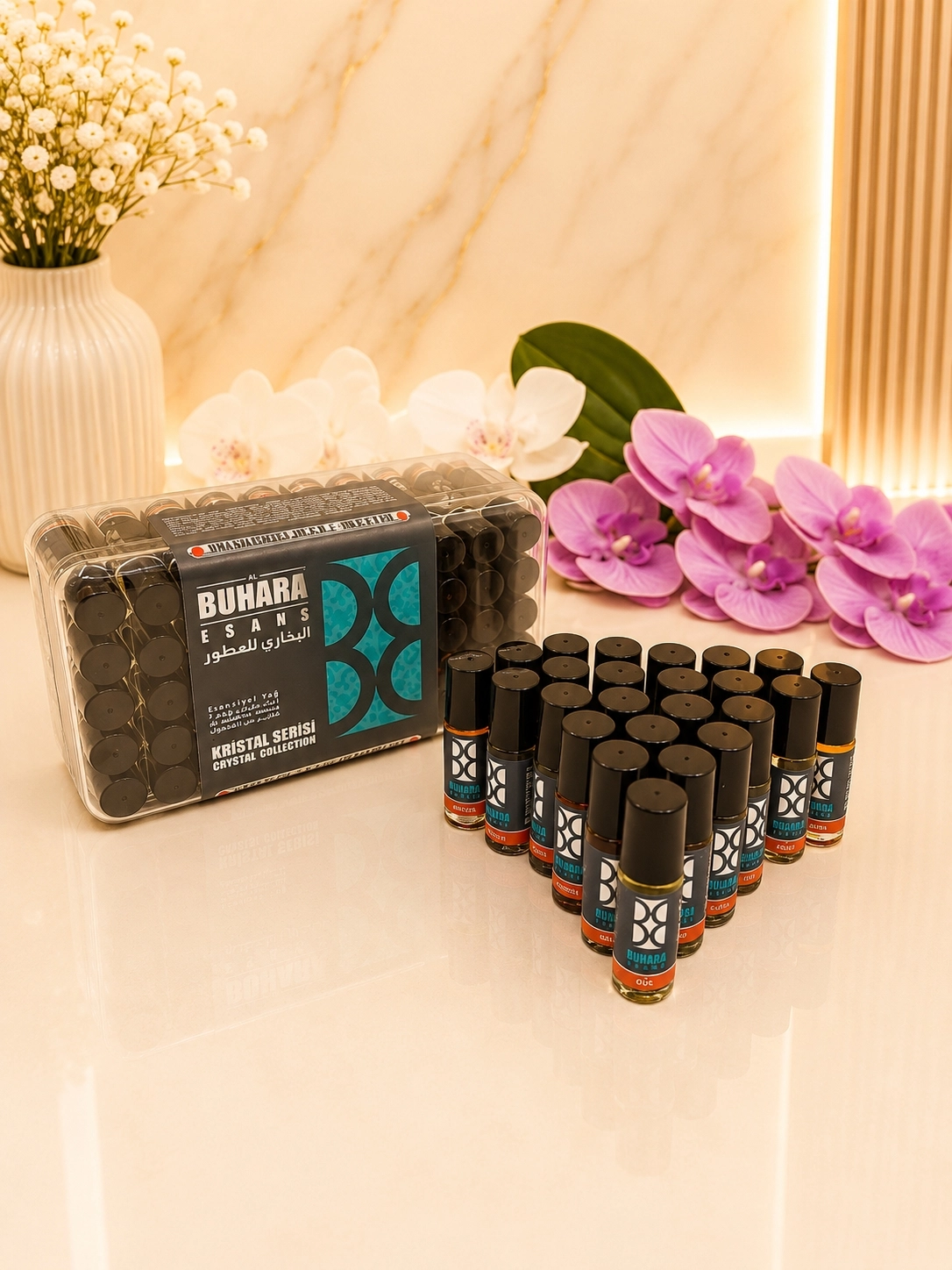 LÜX BUHARA  ESANS  KRİSTAL SERİSİ 50 ADET