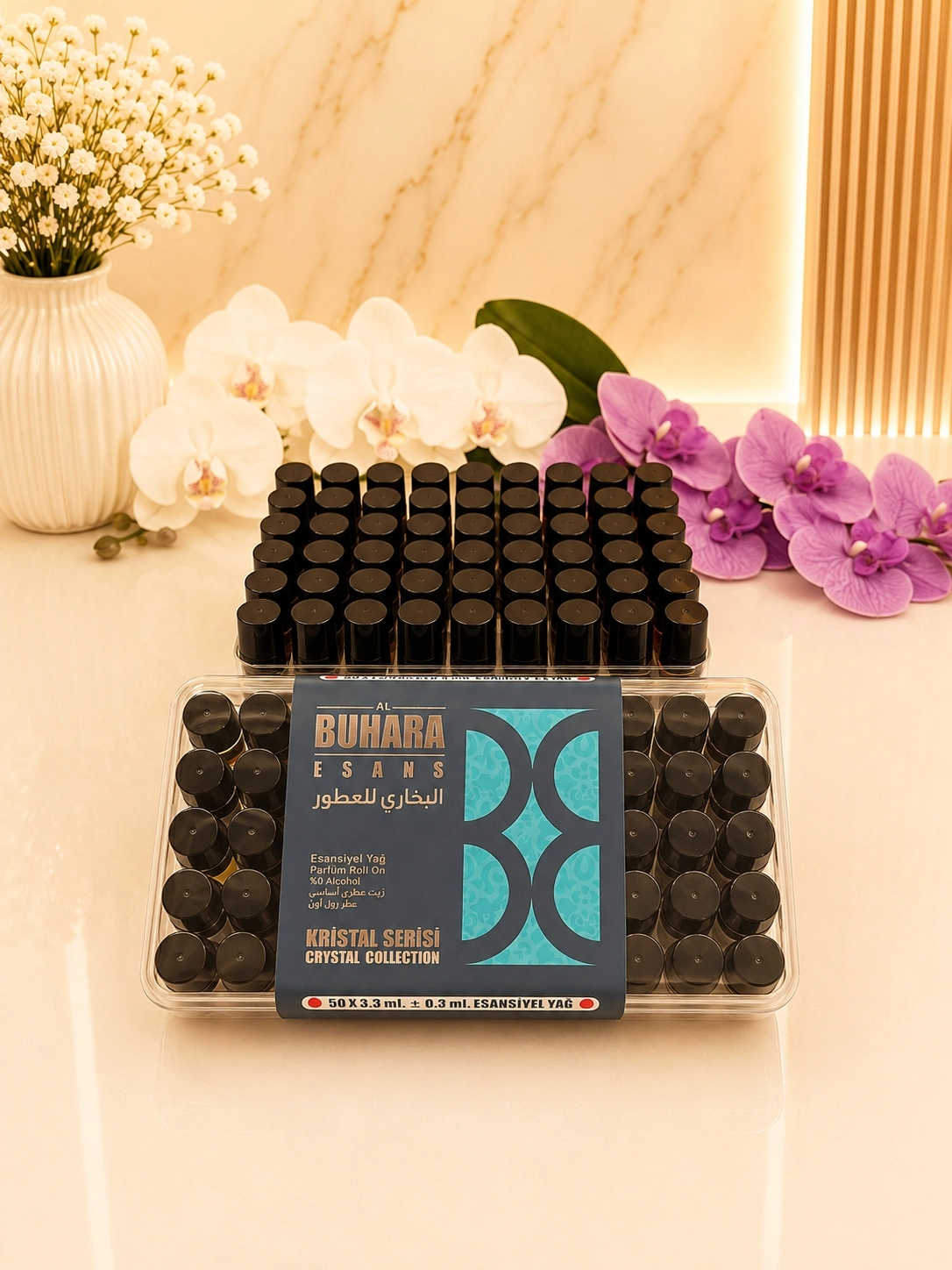 LÜX BUHARA  ESANS  KRİSTAL SERİSİ 50 ADET