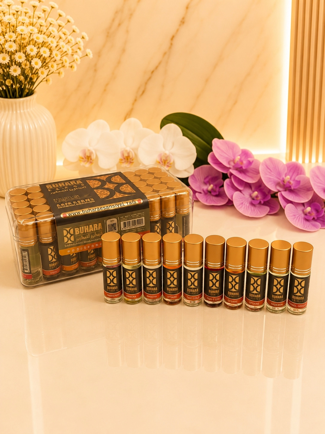 LÜX BUHARA  ESANS AKİK SERİSİ 50 ADET