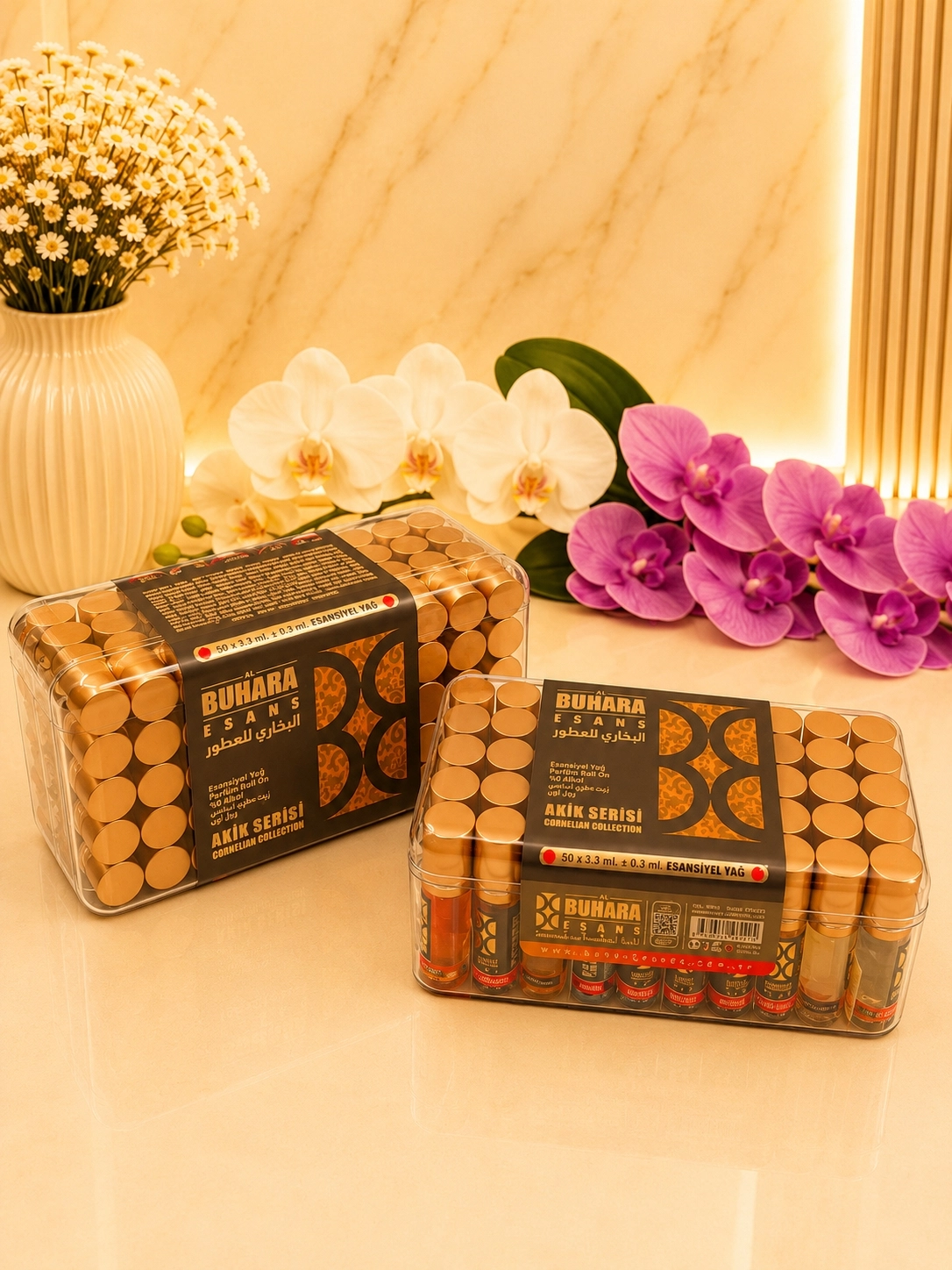 LÜX BUHARA  ESANS AKİK SERİSİ 50 ADET
