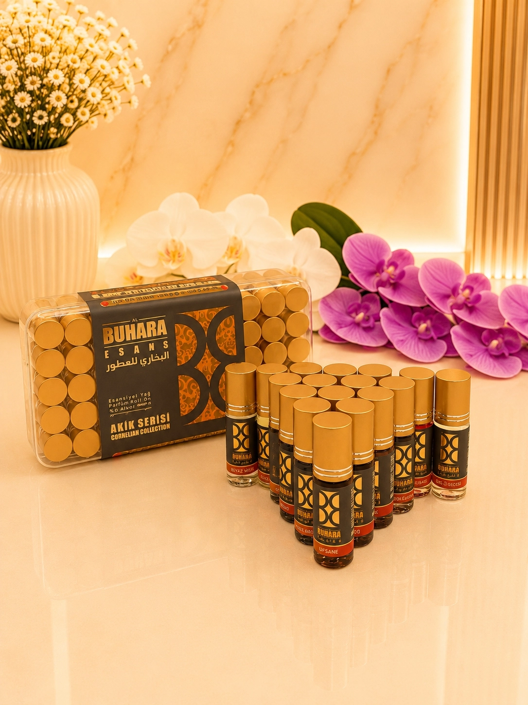 LÜX BUHARA  ESANS AKİK SERİSİ 50 ADET