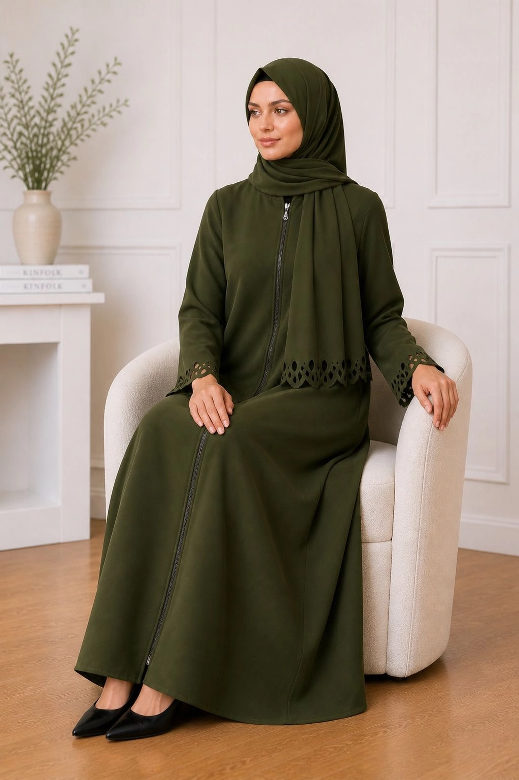 LÜX NAMAZ ELBİSESİ AİROBİN KUMAŞ
