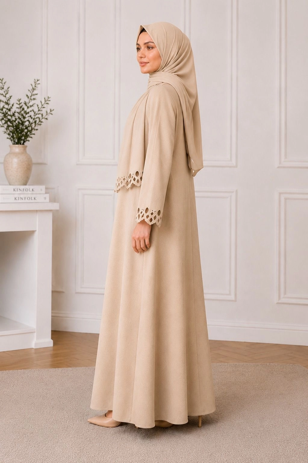 LÜX NAMAZ ELBİSESİ AİROBİN KUMAŞ 