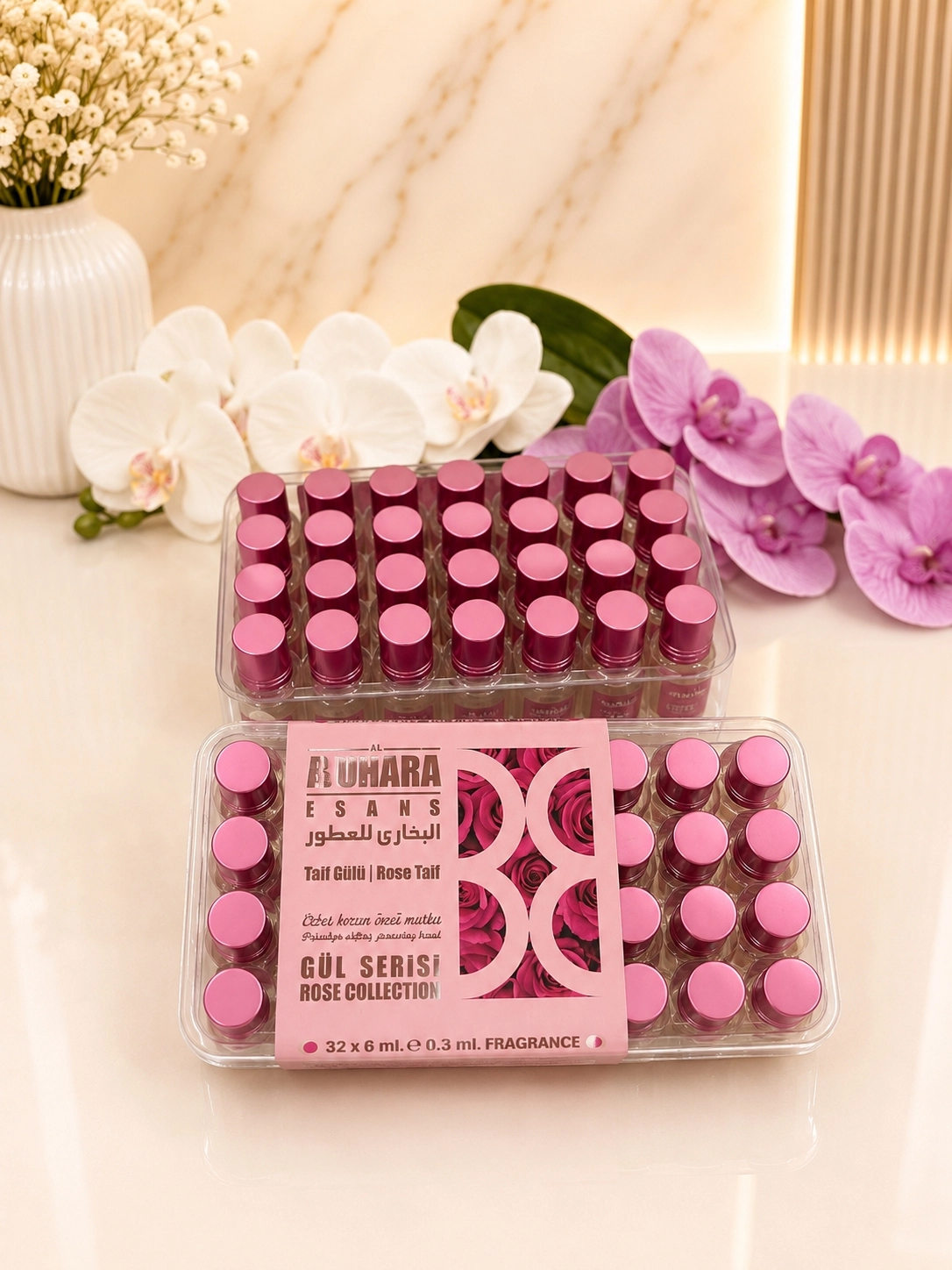 LÜX BUHARA ESANS  GÜL(ROSSE)SERİSİ 50 ADET