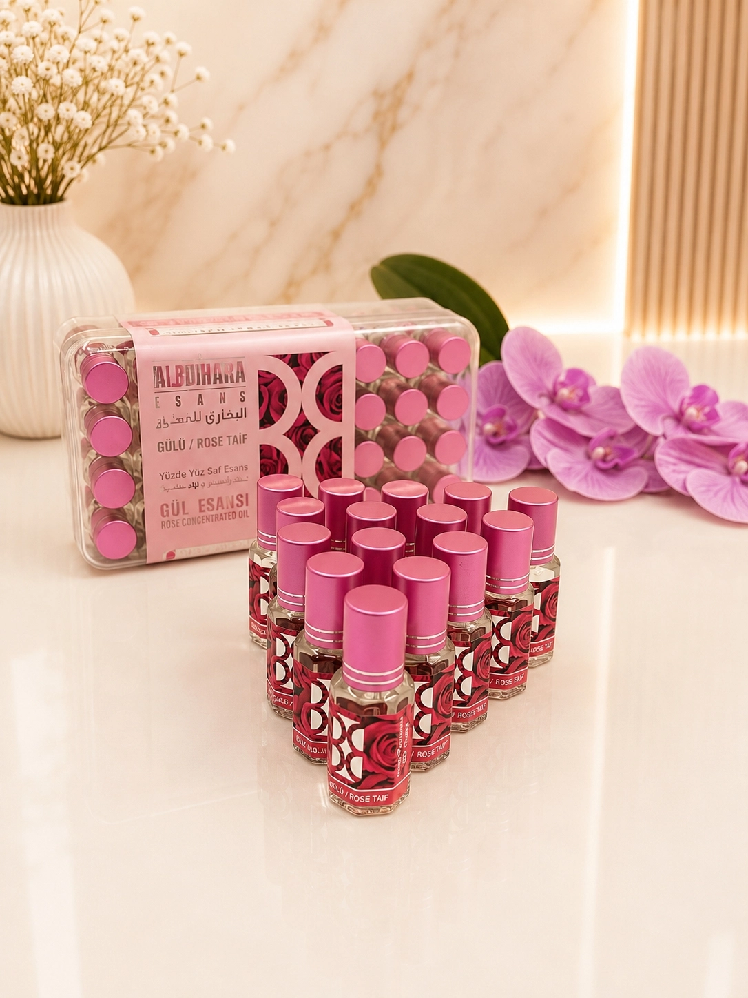 LÜX BUHARA ESANS  GÜL(ROSSE)SERİSİ 50 ADET